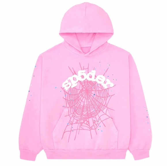 Spyder Other - Hoodie Sp5der OG Web en rosa